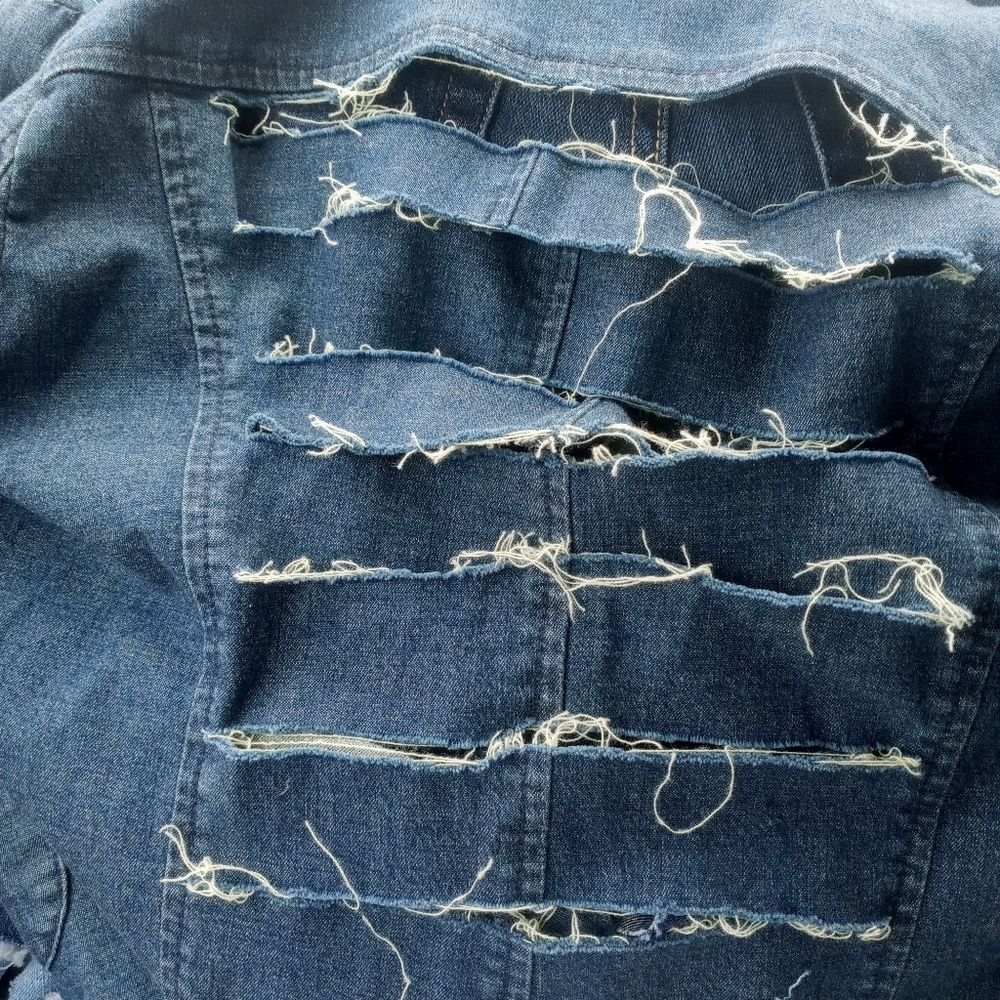 Custom ripped denim wear, dancewear, and accessori - Picture 1 of 3